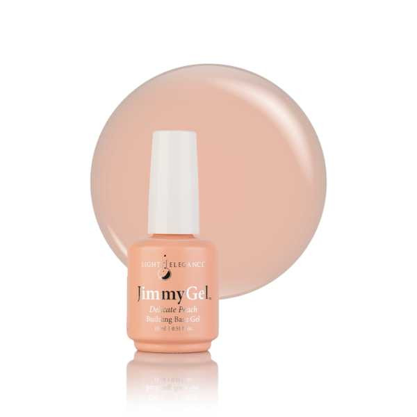 "JimmyGel Soak- Off Building Base" Delicate Peach 15ml/0.5oz