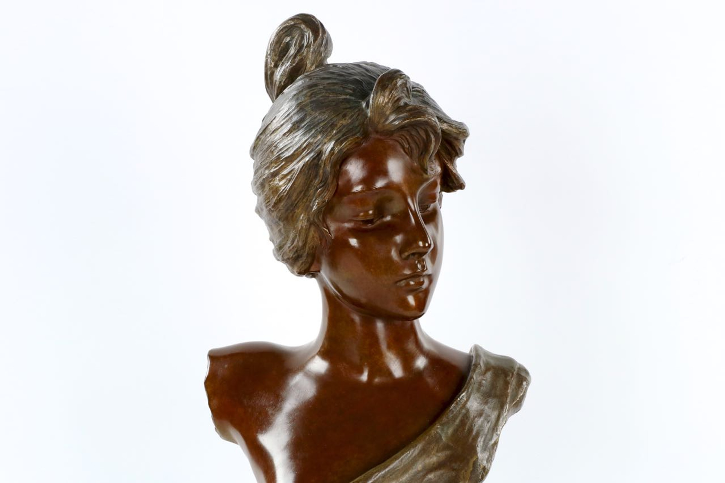 Buy Bust of Woman Art Nouveau Sculpture 22, Bust Head and