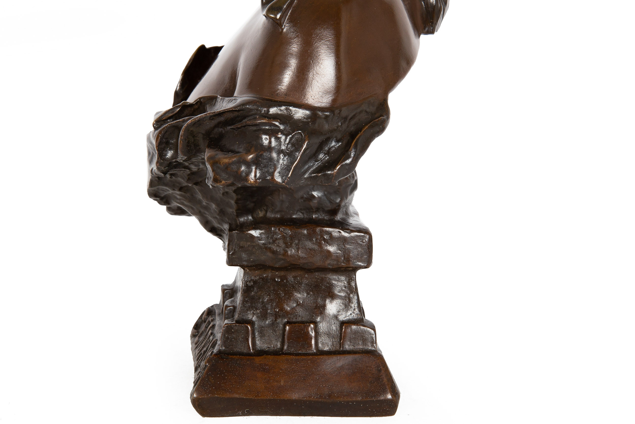 Cendrillon E.Villanis シンデレラ胸像 検）大理石像石膏像 Emmanuel Villanis Cendrillon - Art Nouveau Bust - Hickmet Fine Arts