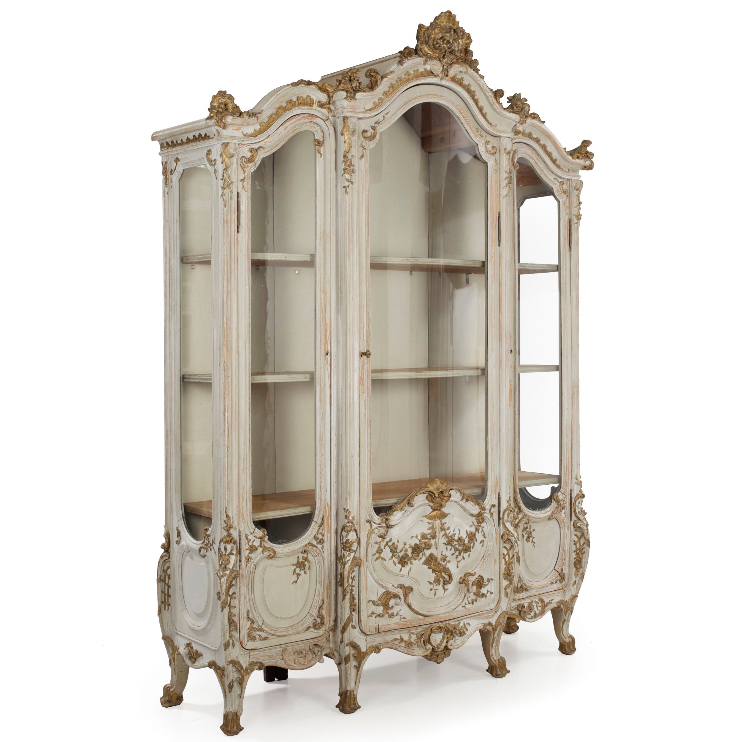 Louis XV Painted Display Cabinet | French, early 19th century