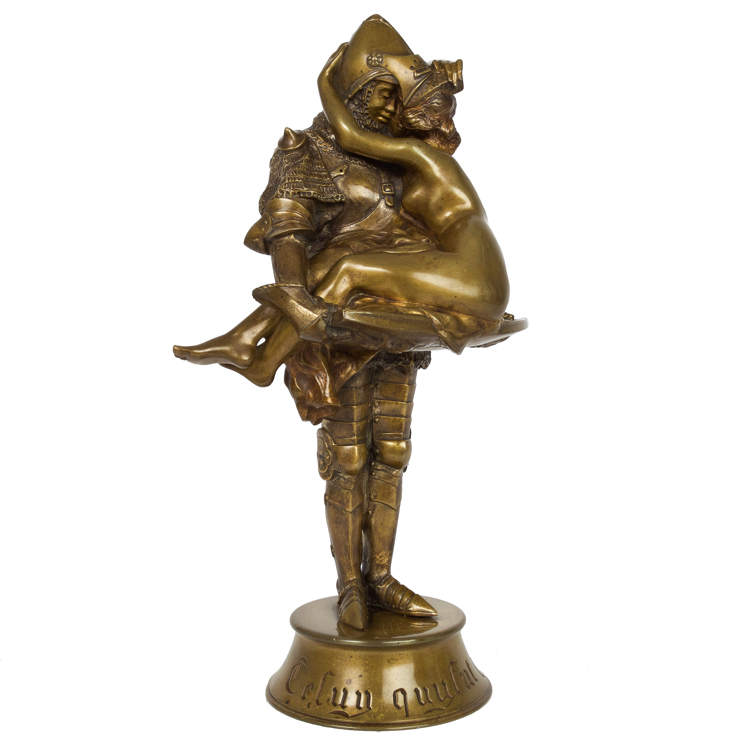 Rare Art Nouveau Sculpture "Celui qui fut pris" by François Clémencin