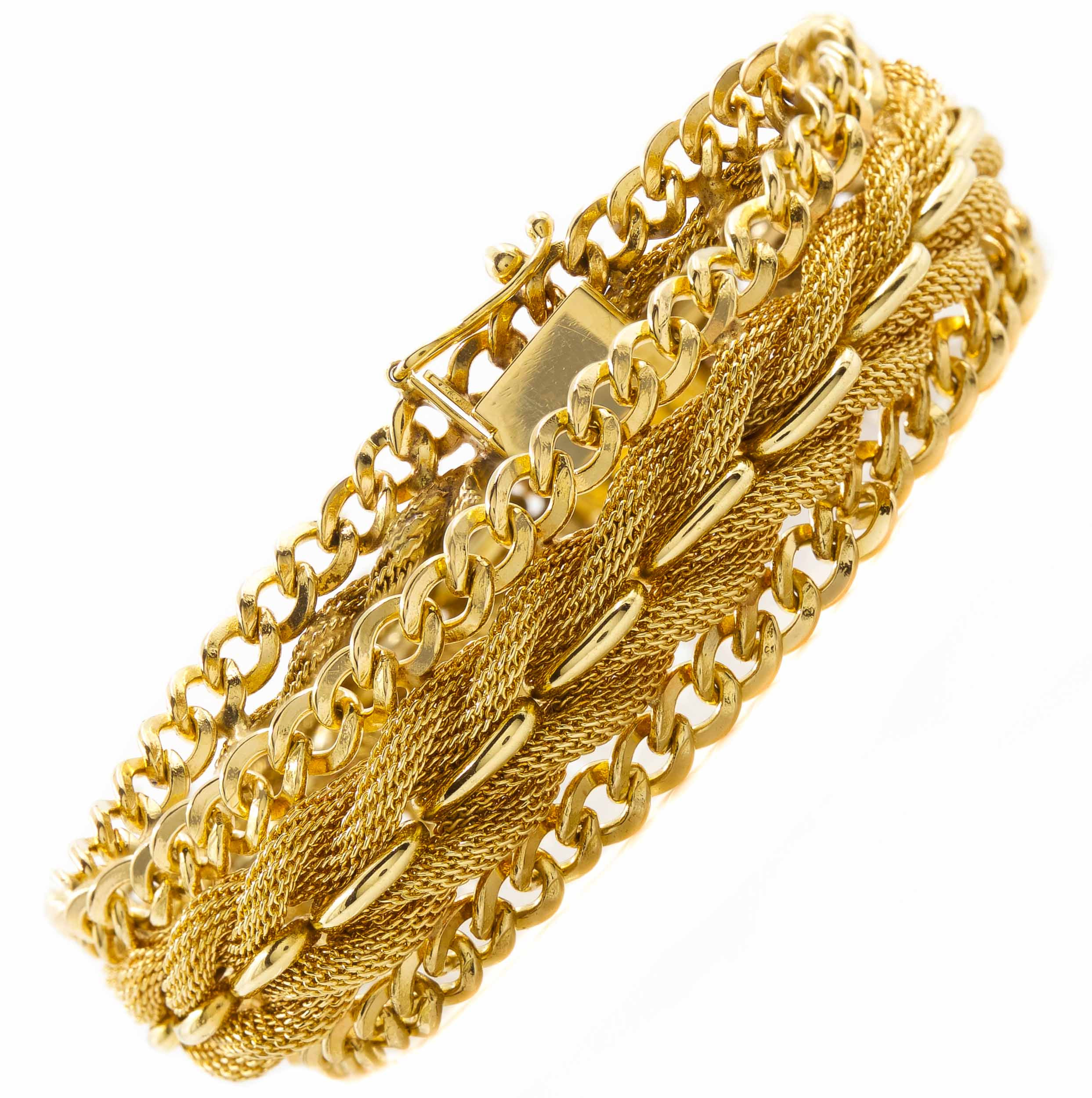 Heaven Mayhem Woven Bracelet Gold on Marmalade | The Internet's Best Brands