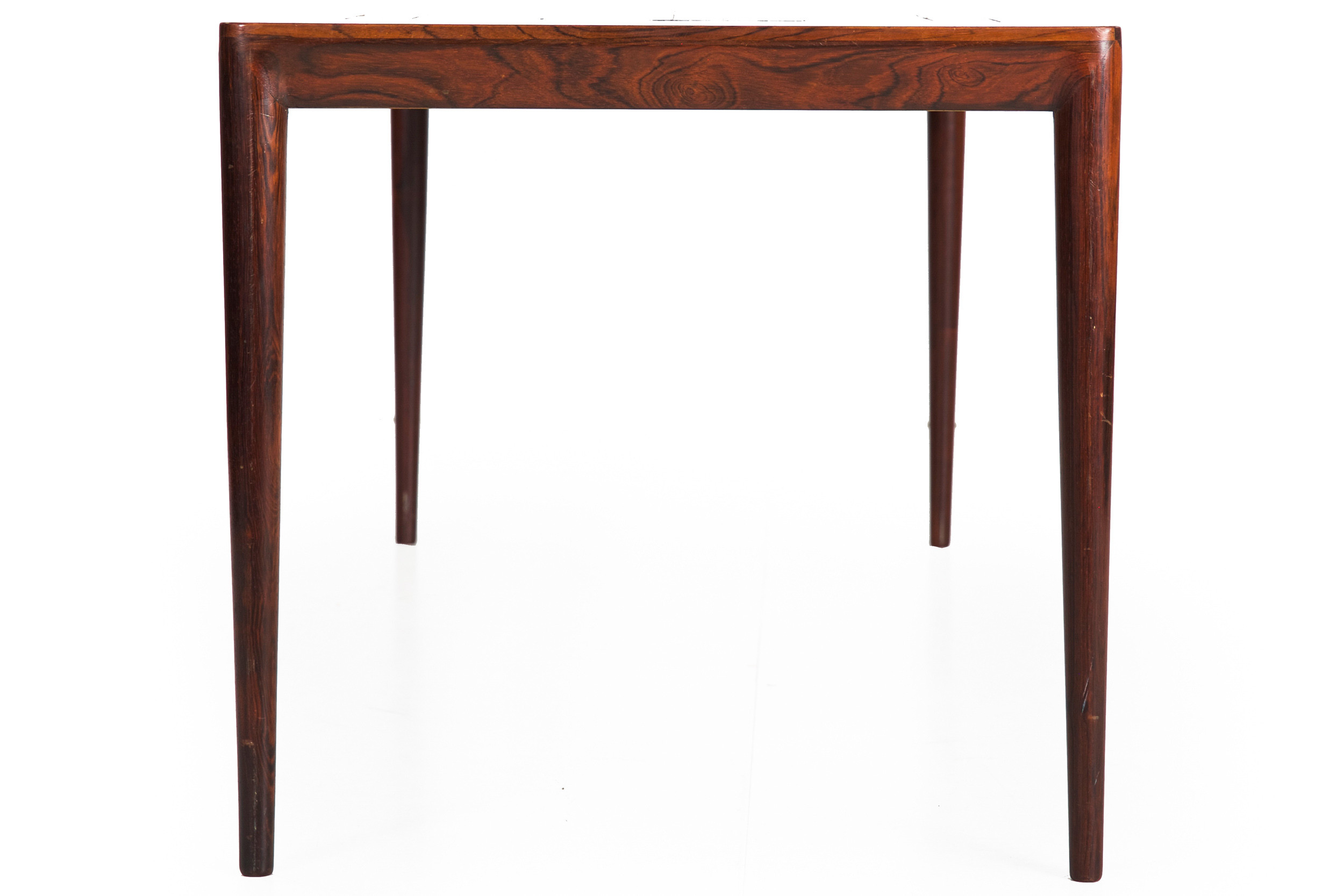 A Rare Rosewood Cocktail Table with Royal Copenhagen 