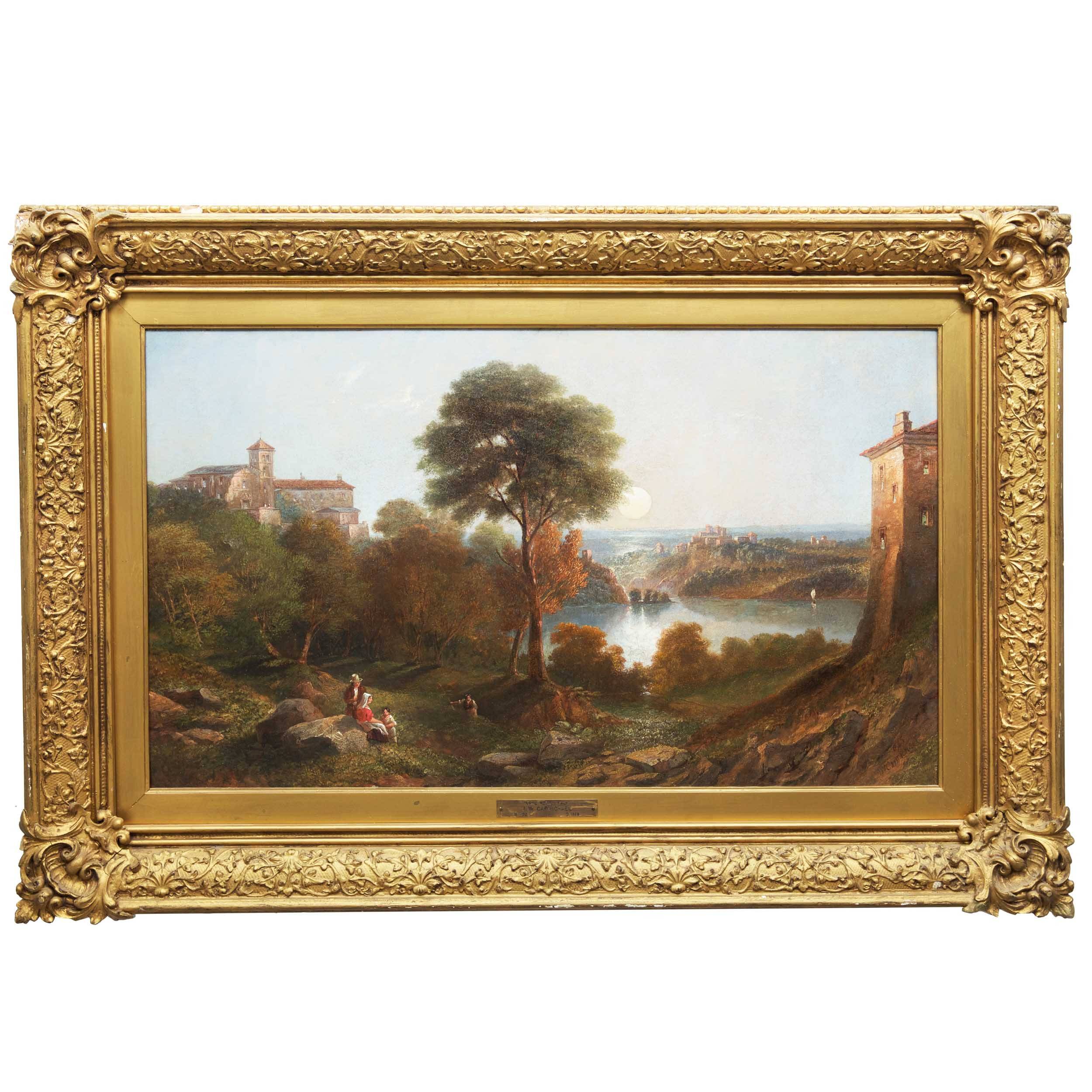 View Over Lake Nemi, Italy