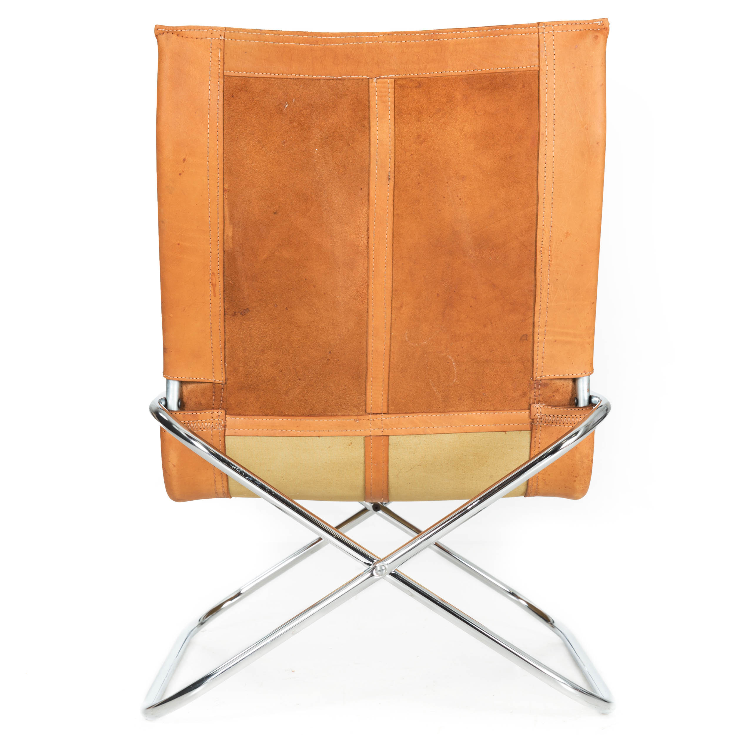 Vintage Chrome and Leather 