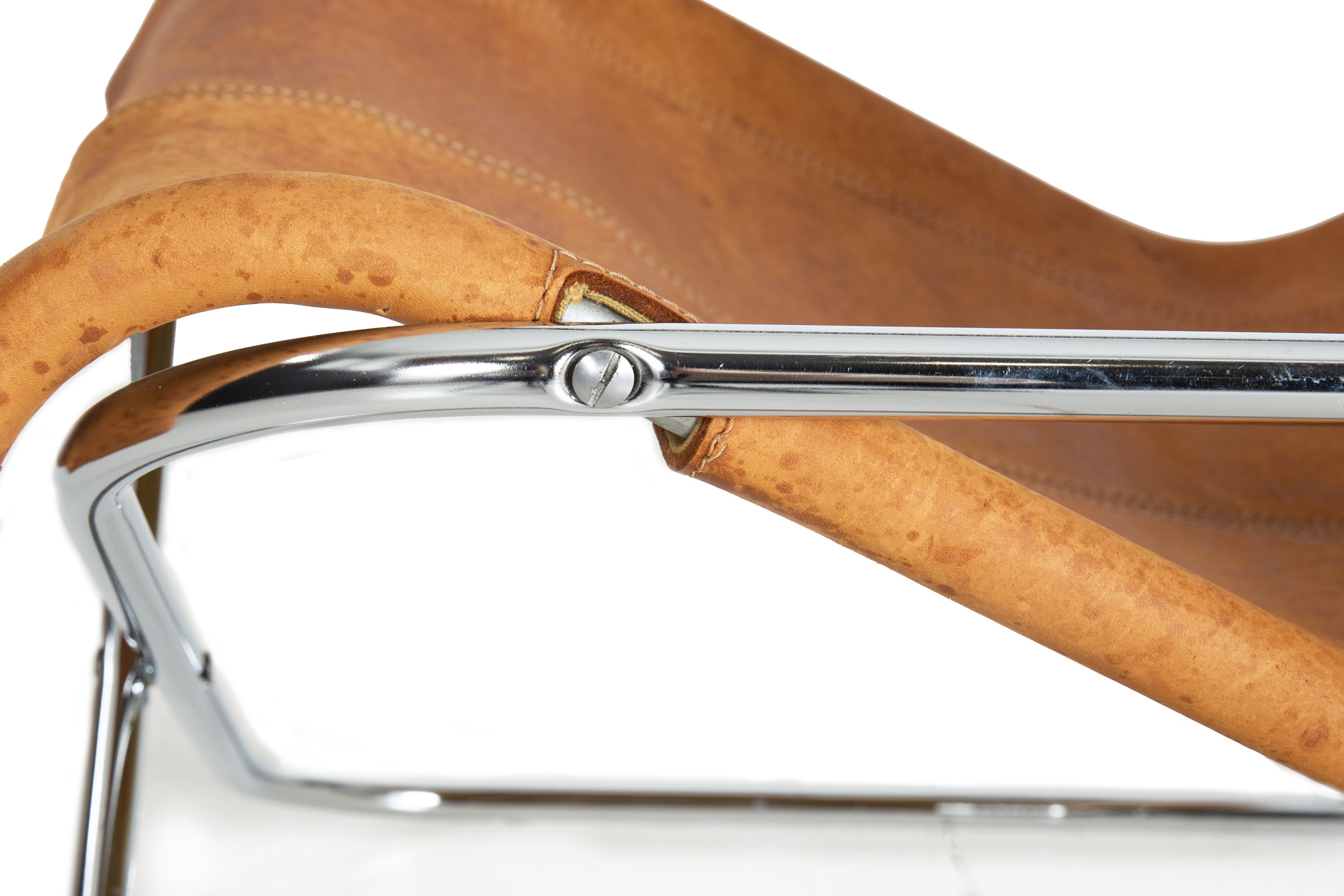 Vintage Chrome and Leather 