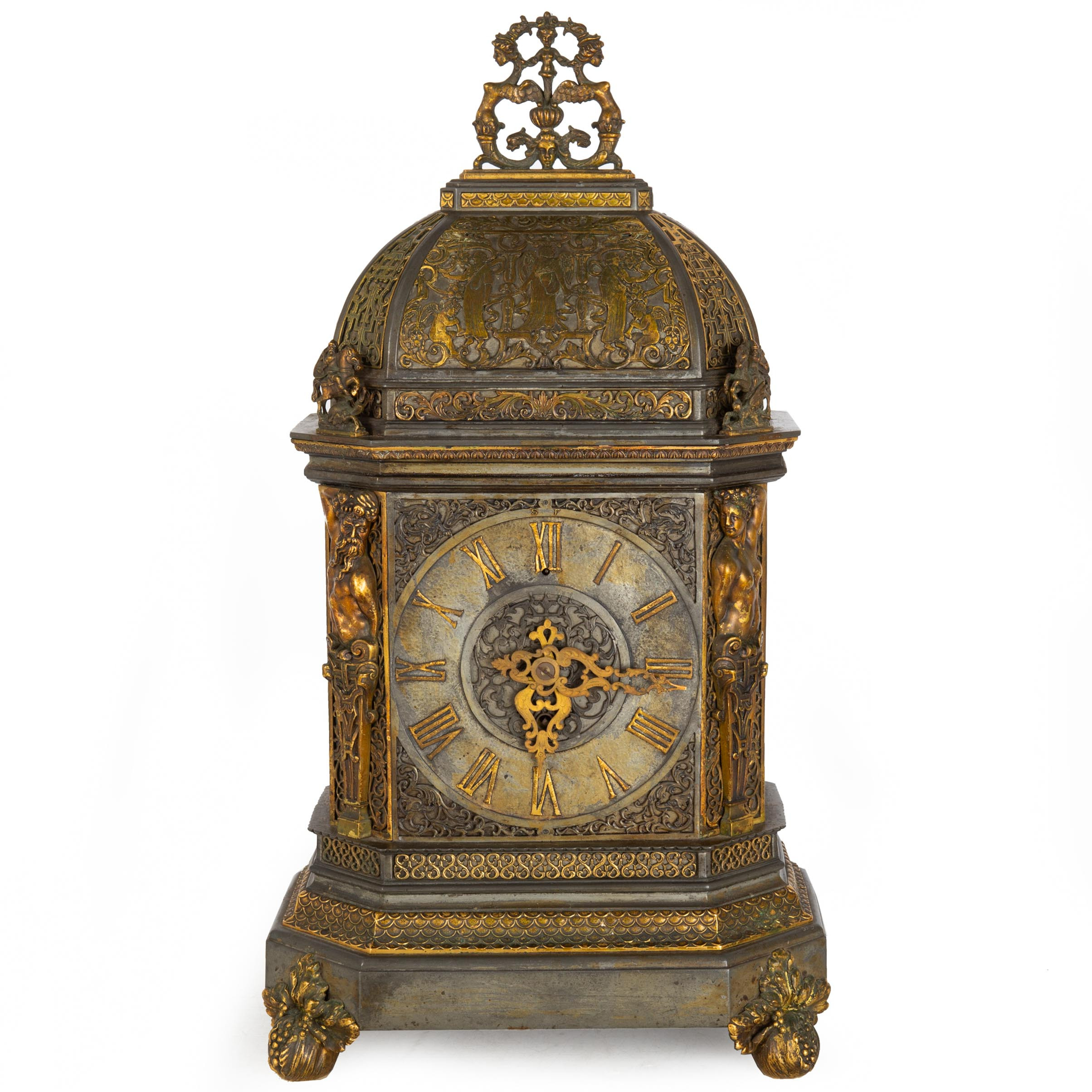 Art Nouveau Architectural Clock | Edward F. Caldwell