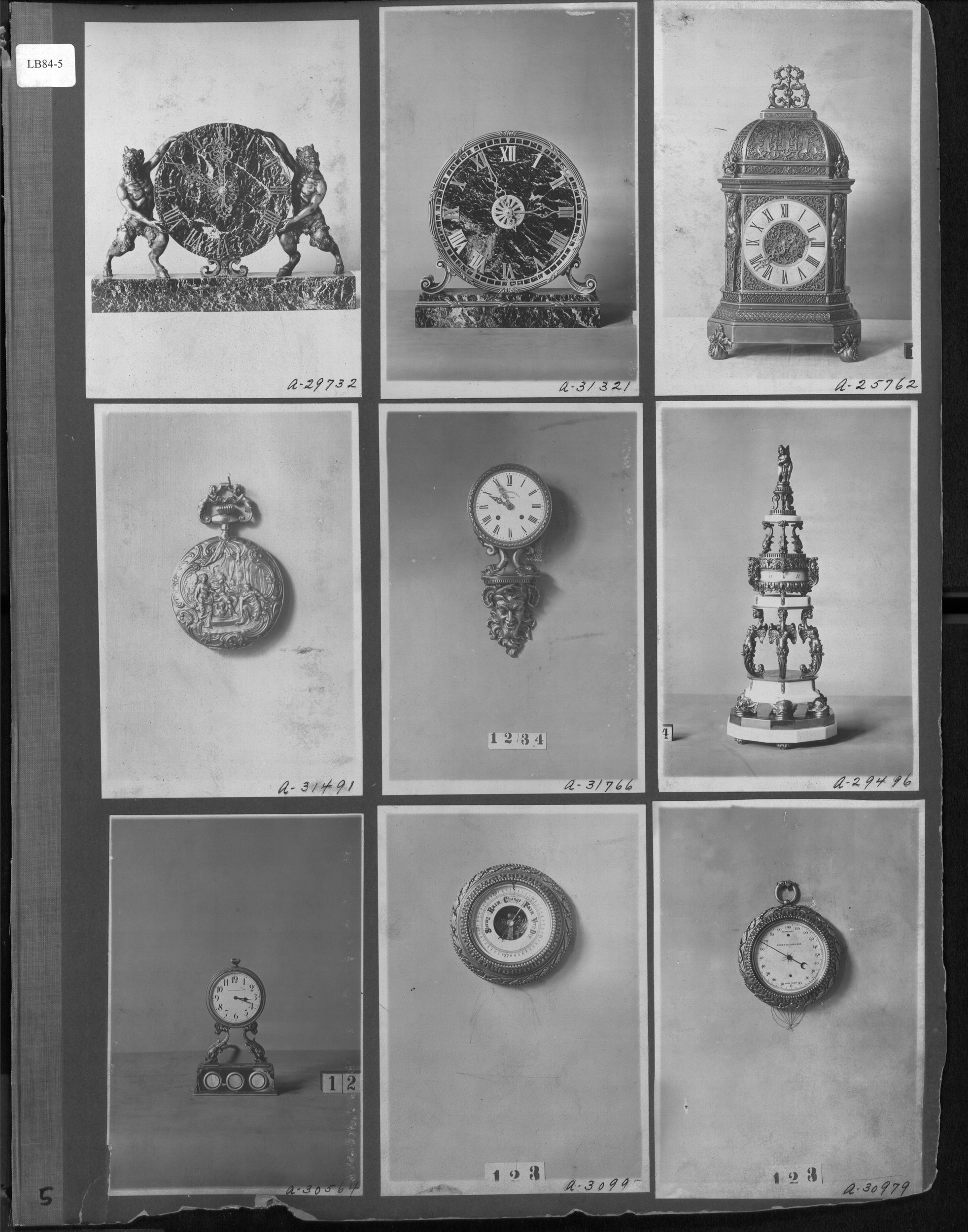 Art Nouveau Architectural Clock | Edward F. Caldwell