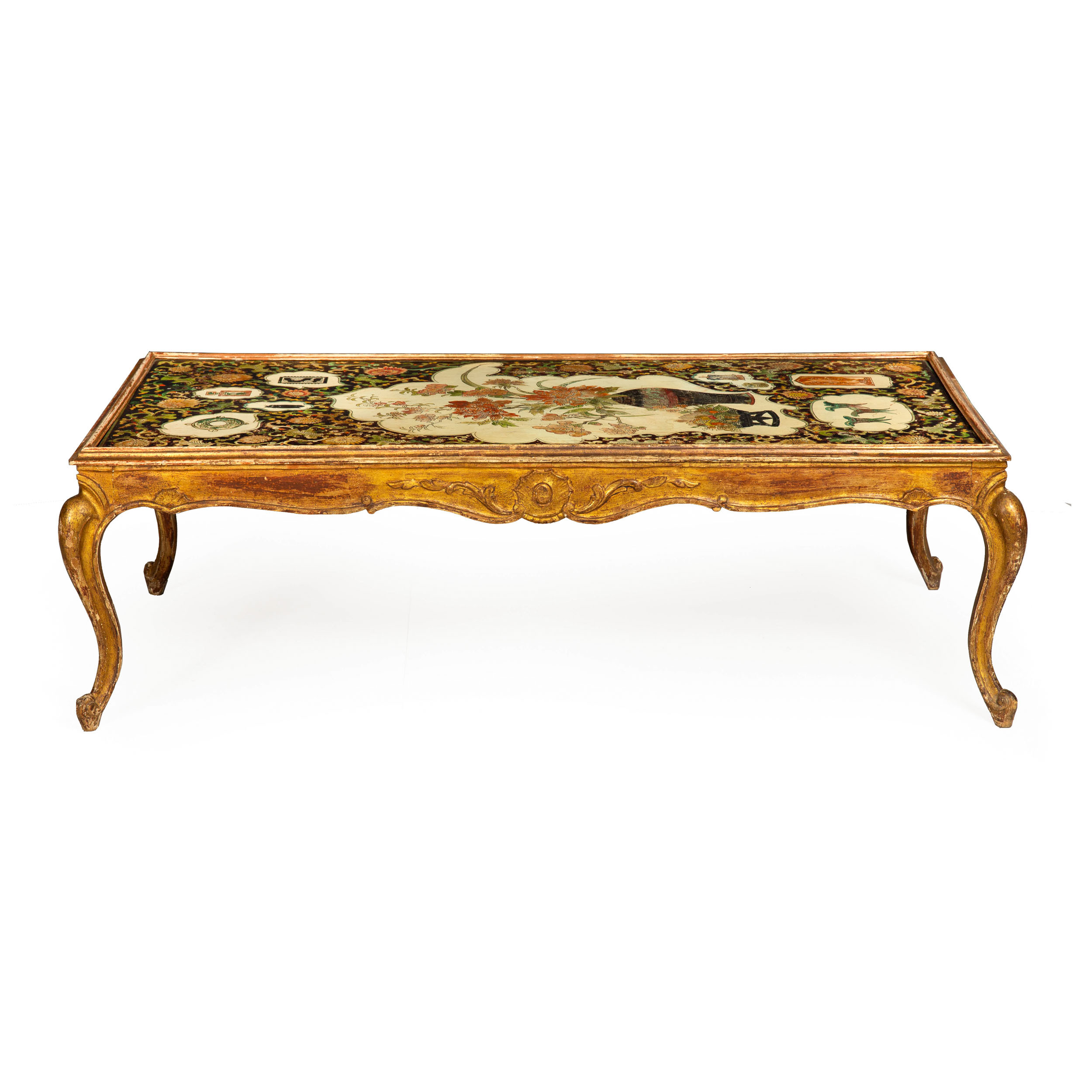 家具 Vintage Hollywood Regency coffee table s-l400.jpg