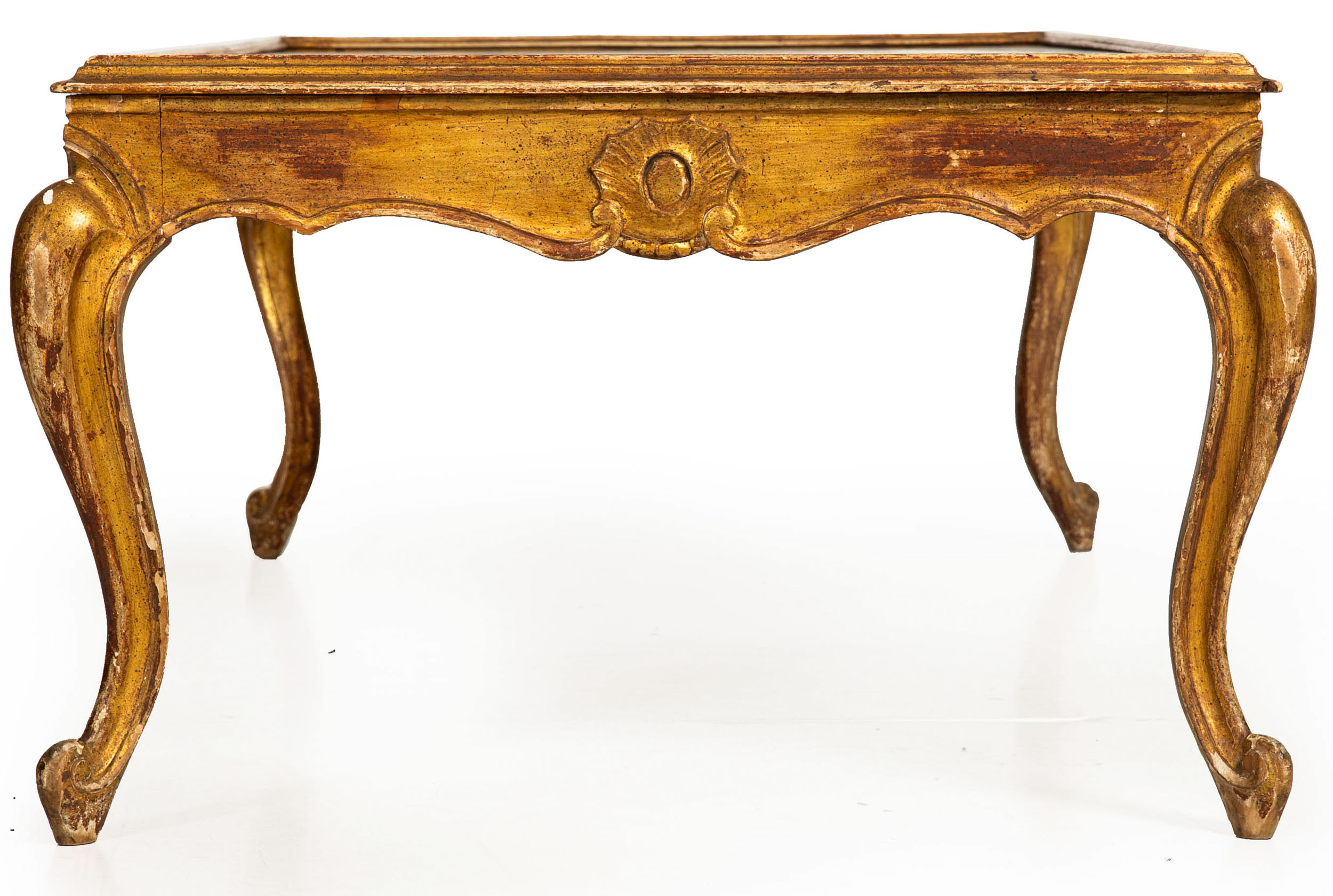家具 Vintage Hollywood Regency coffee table Hollywood Regency 1950's Vintage Leather Top Coffee or Cocktail Table