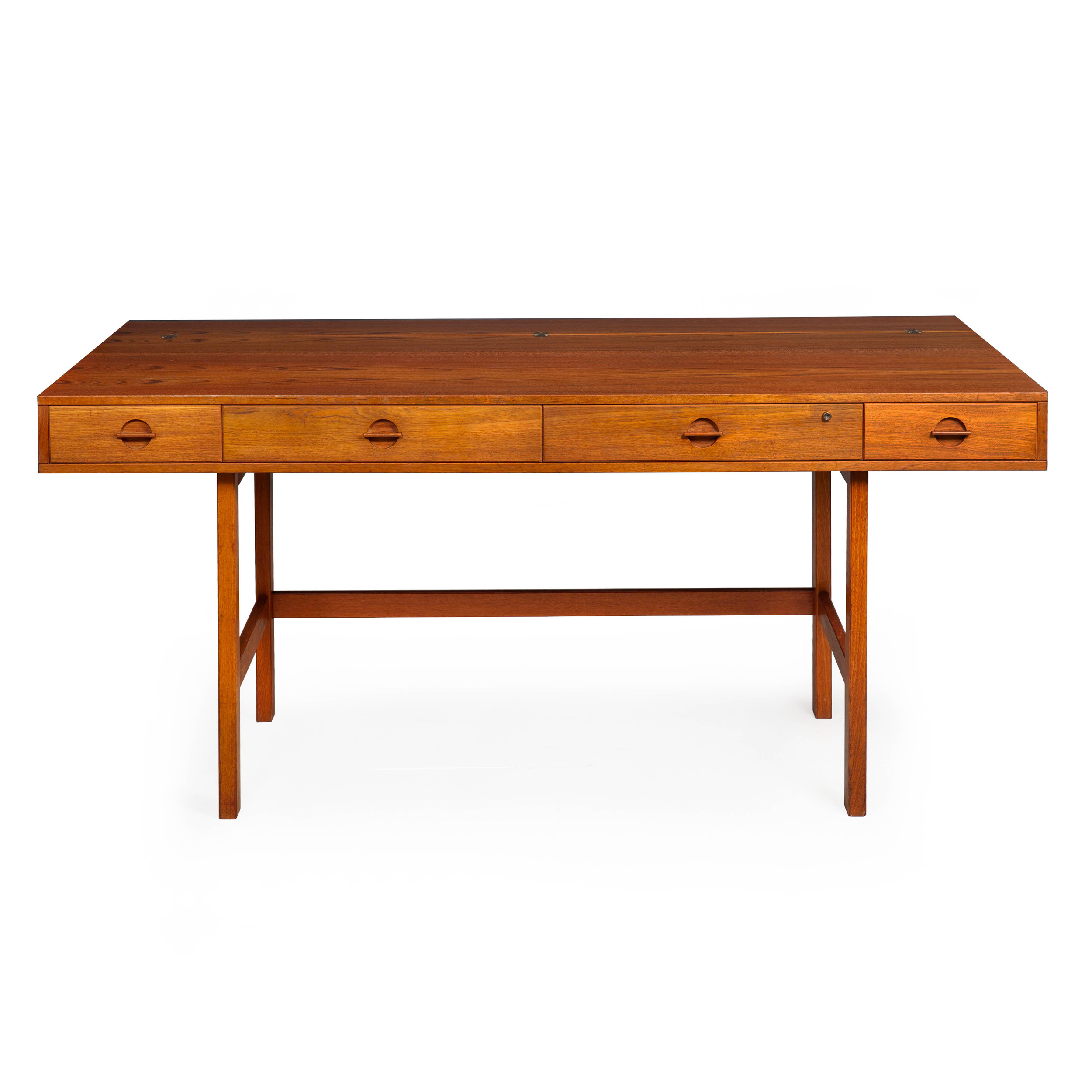 Rosewood Flip Top Desk by Peter Løvig Nielsen | Denmark, circa 1972