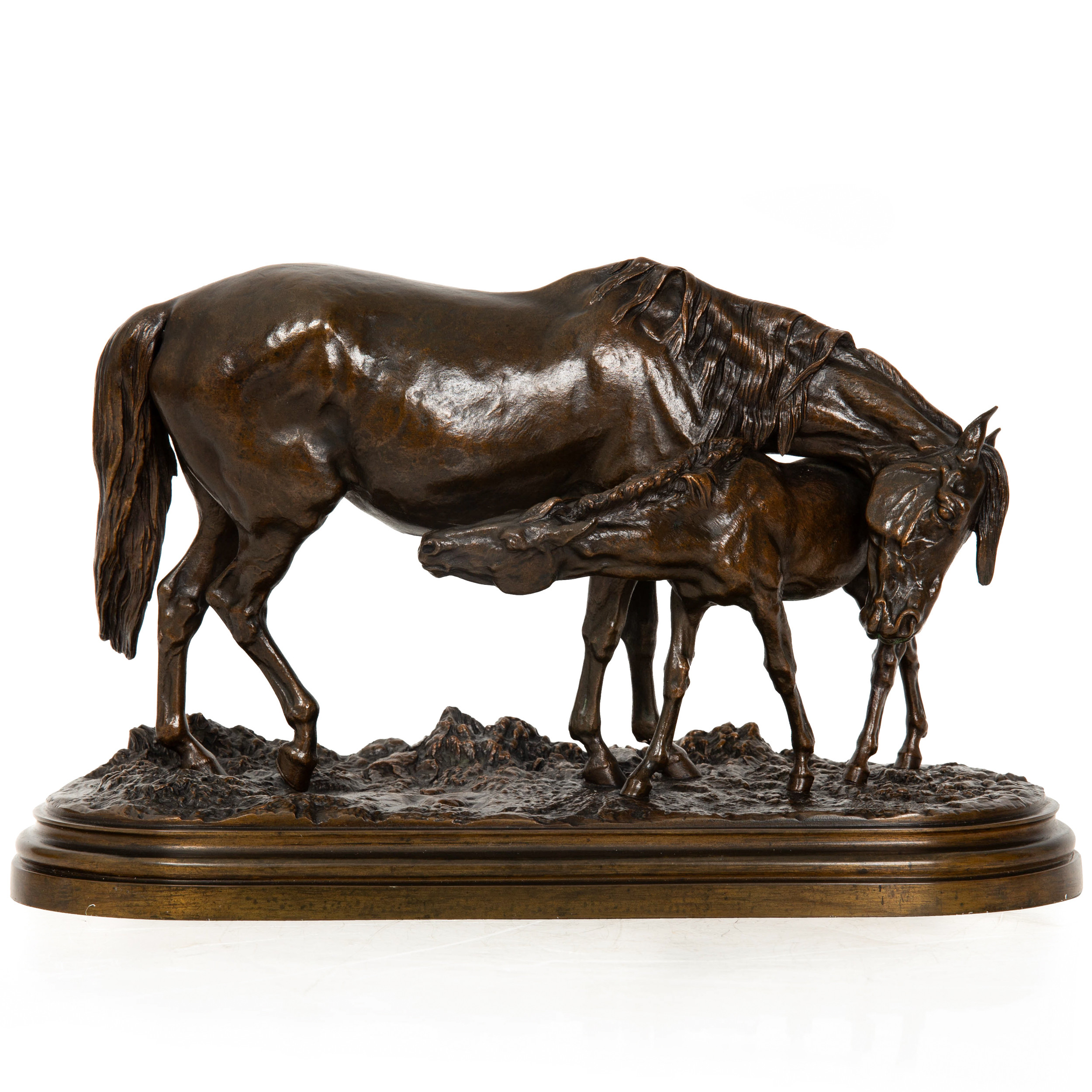 極美品Veronese Design 「母馬と子馬Mare and Foal」 Mare and Foal