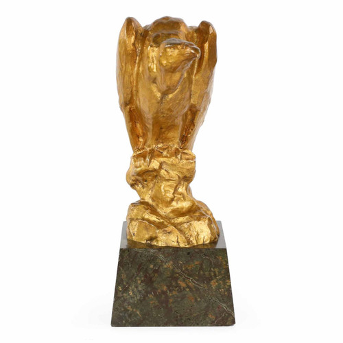 French Art Deco Bronze Sculpture of "Vulture" by Maurice Prost, Thiebaut Fréres