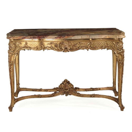 Exceptional Louis XV Style Center Table, Paris c. 1900