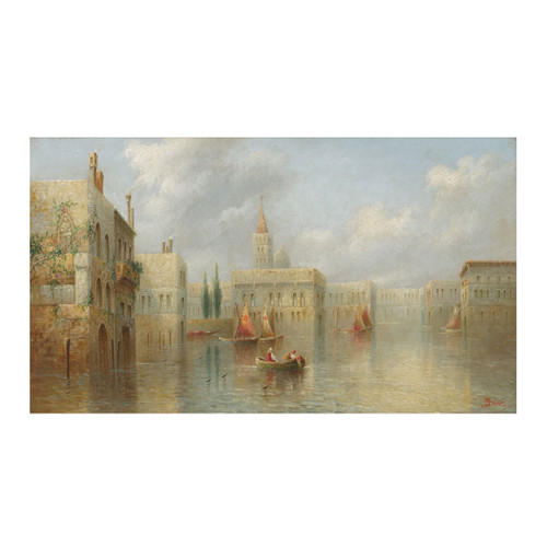 "Capriccio View from Grand Canal", oil painting | James Salt