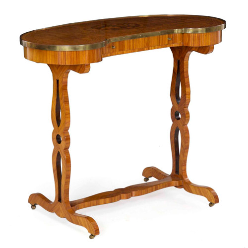 French Louis XVI Kingwood Writing Table A Rognon, 19th Century