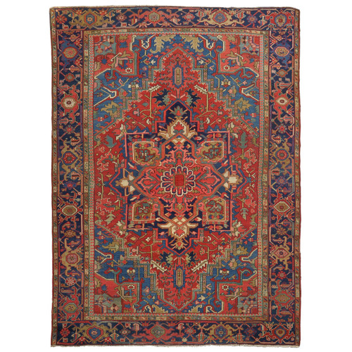 Room Size Antique Heriz Rug | Persia, circa early 20th century