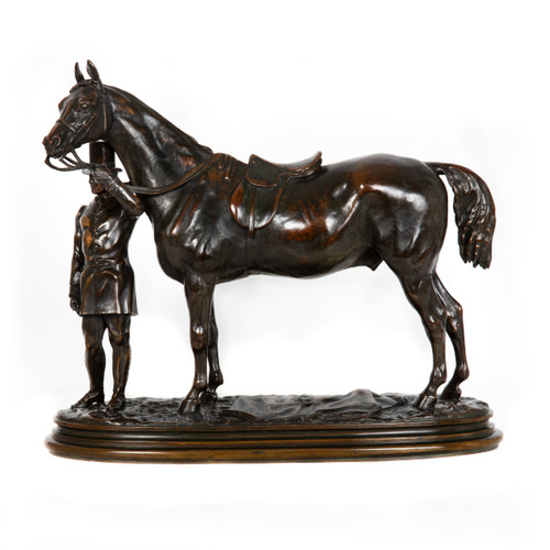 "Walter Scott: Cheval de Selle de L'Empereur" | Alfred Barye