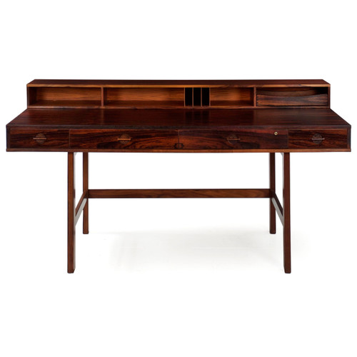 Rosewood Flip Top Desk by Peter Løvig Nielsen | Denmark, circa 1972