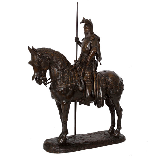 "Louis I, Duke of Orleans", bronze sculpture | Emmanuel Fremiet