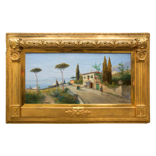 Landscape View of Naples | George Fischhof (Austrian, 1849-1914)