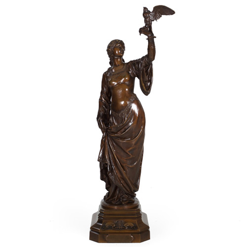 "Fauconniere XVe Siecle" (1880) | Charles Georges Ferville-Suan