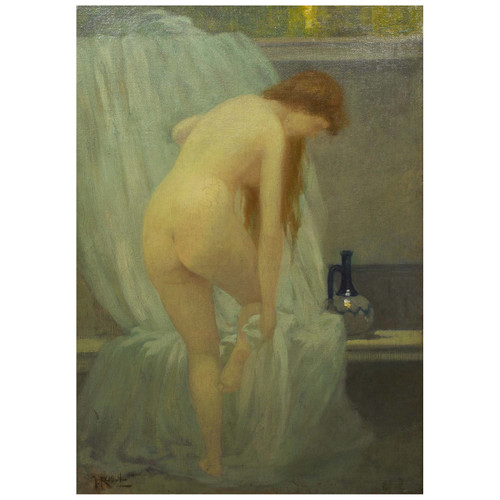 "At the Bath" | French School