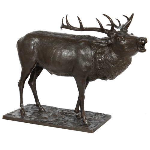 A Barking Elk | German School A Barking Elk | German School