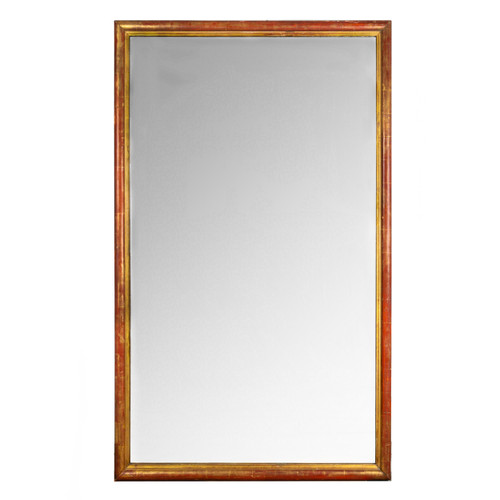 19th Century French Louis Philippe Wall Mirror | 64" H