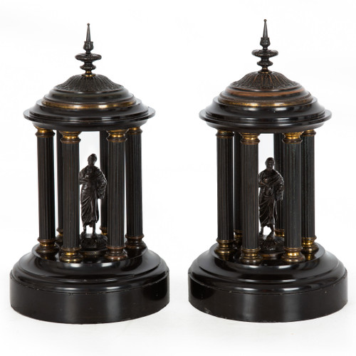 Pair of Grand Tour Colonnade Temples | Italy, circa 1860