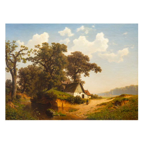 "A Dutch Homestead" (1884) | Joseph Jansen