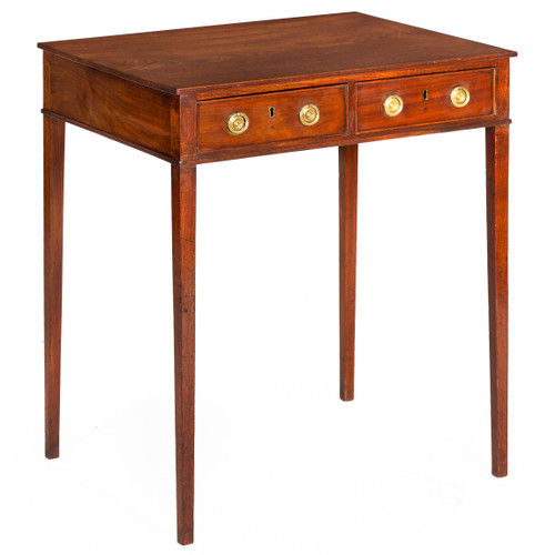 George III Mahogany Side Table from Rockefeller Collection