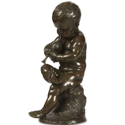Jean Baptiste Lebroc (French, 1825-1870) Antique Bronze Sculpture c. 1850, Rare