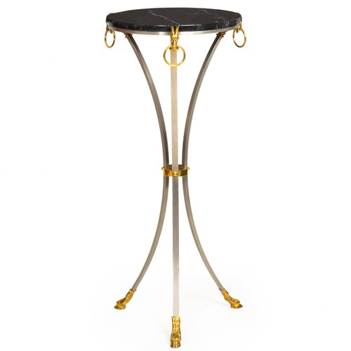 Ram's Head Pedestal Stand | manner of Maison Jansen