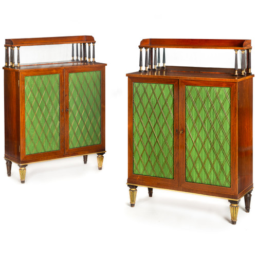 Pair of Regency Inlaid Rosewood Chiffoniers | London, ca. 1810