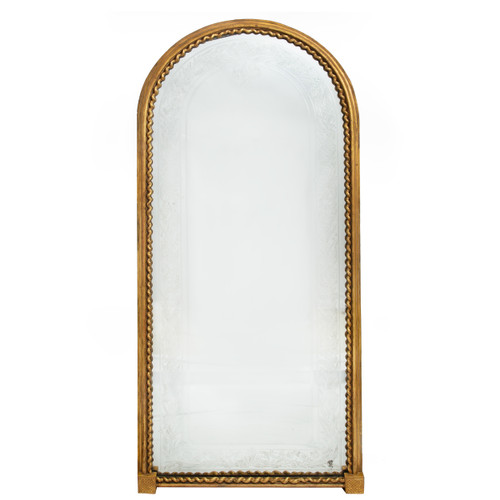French Arched Top Giltwood Pier Mirror | circa 1870s
