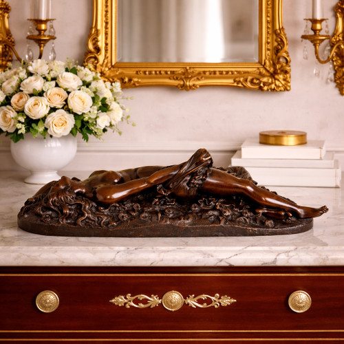 "Woman Bitten by a Serpent" | Auguste Jean-Baptiste Clesinger