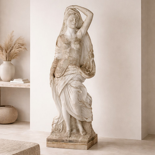 Life-Size Marble Allegory of "Air" | after Étienne Le Hongre