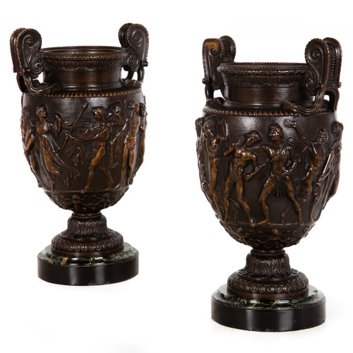 Pair of "Townley" Vases after Antiquity | France, circa 1870