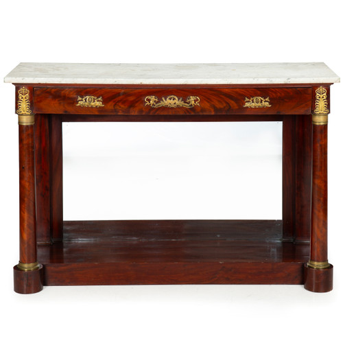 French Empire Mahogany Pier Table circa 1820