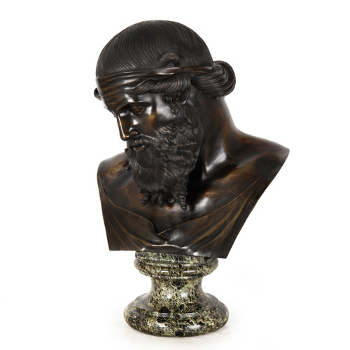 Italian Grand Tour Bust of Dionysus-Plato or Priapus