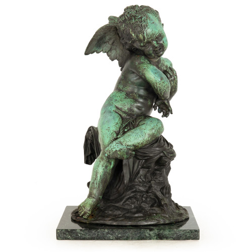 Seated Cupid | After Charles Gabriel Lemire