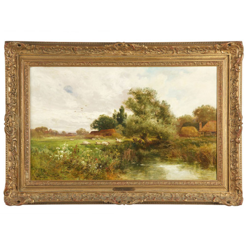 John Horace Hooper (British, fl. 1852-1899) Landscape Painting, "Saxmunden"