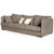 Gamma Arredamenti "Alfred" Stitched Leather 3-Seater Sofa