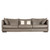 Gamma Arredamenti "Alfred" Stitched Leather 3-Seater Sofa