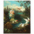 "Ducks in a Picturesque Garden" | Italiante Landscape Painting