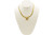 Estate 18k Gold Necklace with Teardrop Pendant | 21 grams