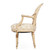 French Art Deco White Lacquered Arm Chairs | ca. 1940s