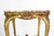 French Louis XV Giltwood Center Table w/ Breche Violet Top c. 1870