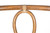 Leather-Bound Cerused Rattan Dining Chairs and Table | McGuire
